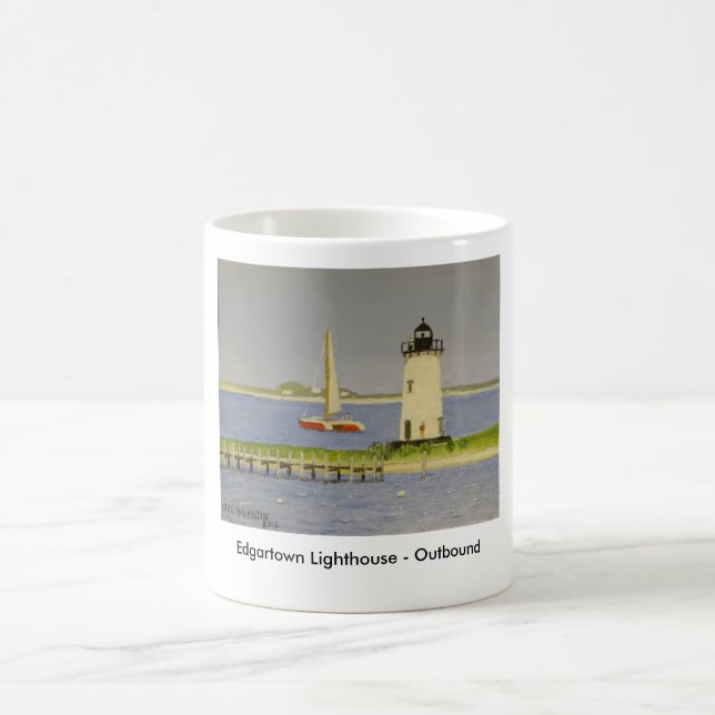 Edgartown Lighthouse - Outbound Coffee Mug (Center)