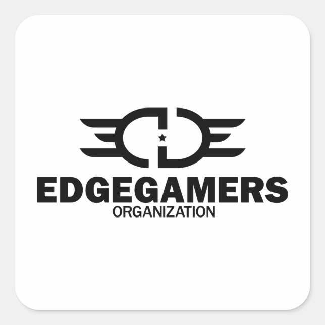 EDGE Black Sticker (Front)