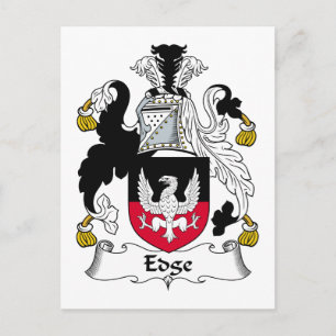 Edge Family Crest Postcard