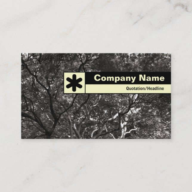 Edge Labelled - Japanese Branches 01 Business Card (Front)