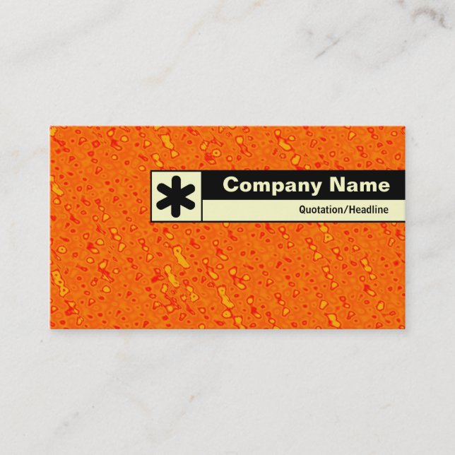 Edge Labelled - Marmalade Sea Business Card (Front)