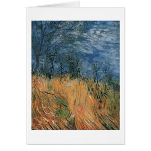 Edge Of a Wheat field With Poppies 1887, Van Gogh