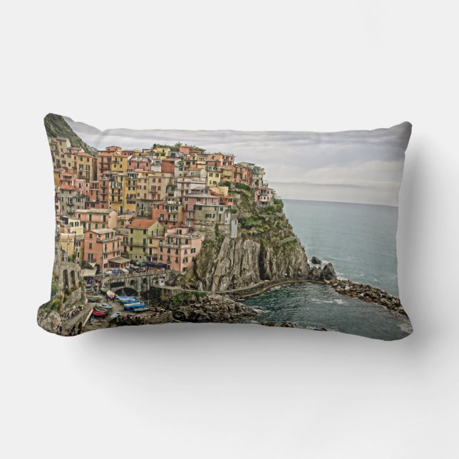 Edge of Italy - Manarola - Pillow (Front)