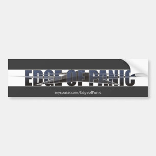 Edge of Panic Bumper Sticker