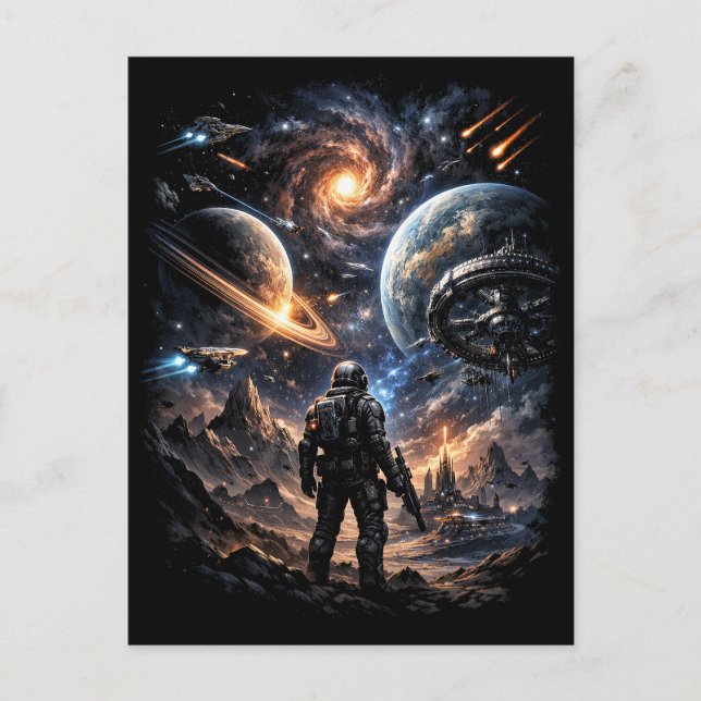 Edge of the Galaxy Postcard (Front)