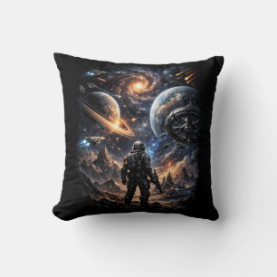Edge of the Galaxy Throw Pillow