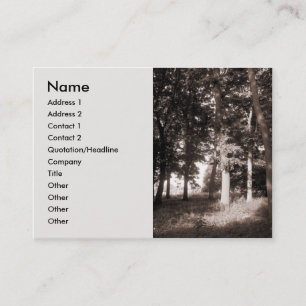 Edge of the Woods Business Card