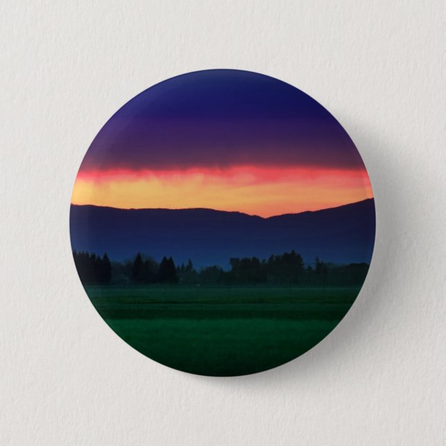 Edge of Town 2 Inch Round Button (Front)