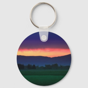 Edge of Town Keychain