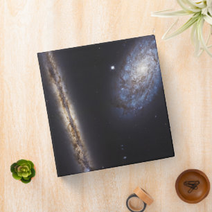 Edge-On Galaxy Ngc 4302 & Tilted Galaxy Ngc 4298 Binder