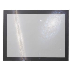 Edge-On Galaxy Ngc 4302 & Tilted Galaxy Ngc 4298 Notepad