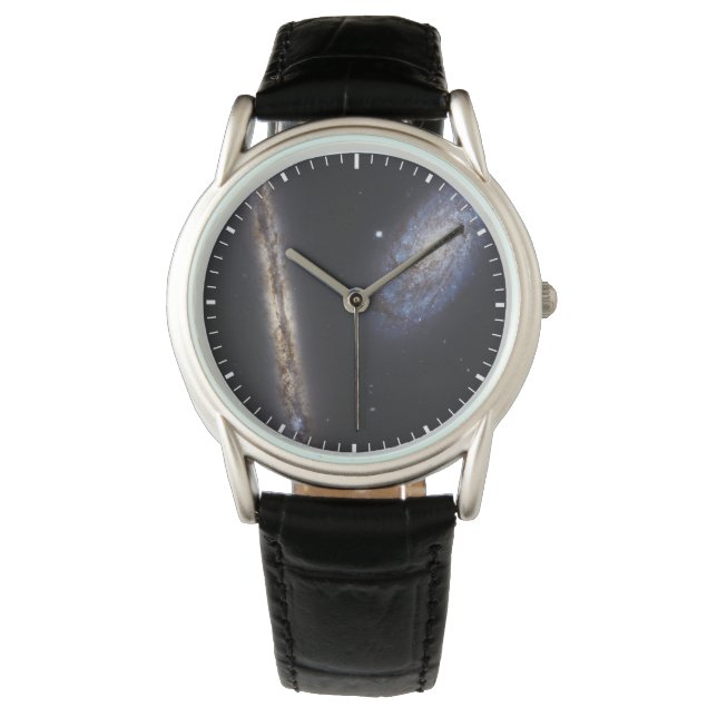 Edge-On Galaxy Ngc 4302 & Tilted Galaxy Ngc 4298 Watch (Front)