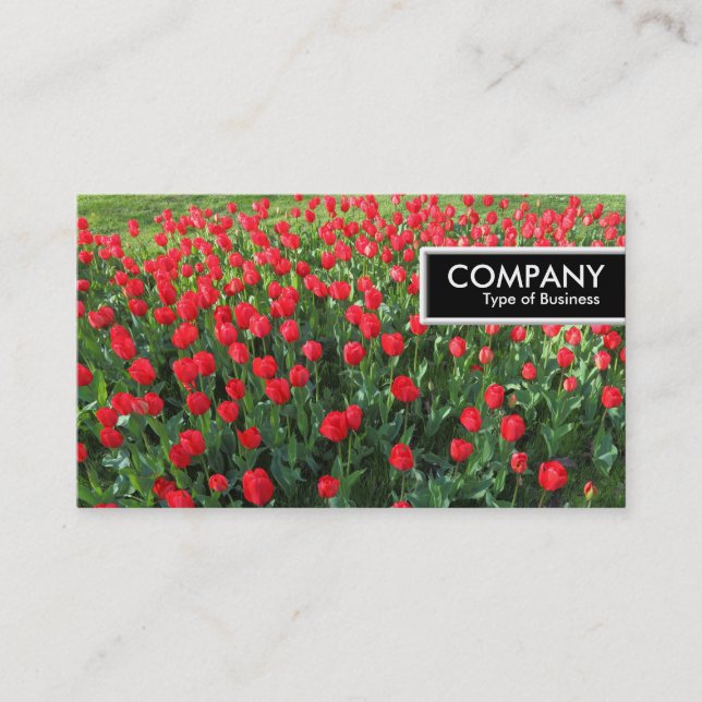 Edge Tag - Bed of Red Tulips 01 (Front)
