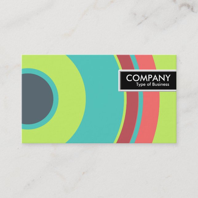 Edge Tag - Colourful  Circle 04 (Front)