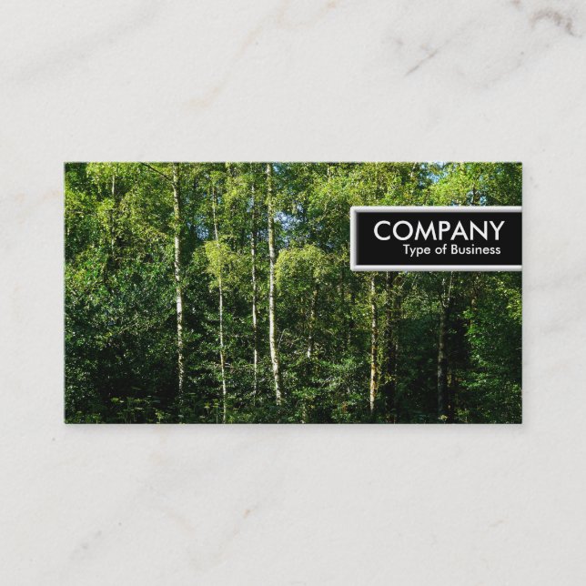 Edge Tag - Silver Birch Trees (Front)
