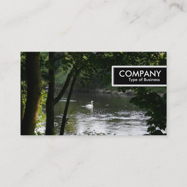 Edge Tag - Swan on the River (Front)