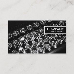 Edge Tag - Vintage Typewriter