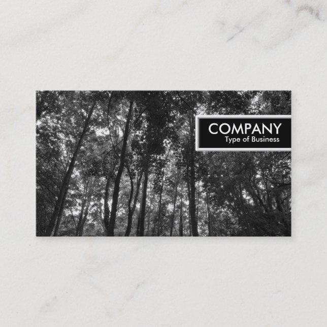 Edge Tag - Woodland Canopy 02 BW (Front)