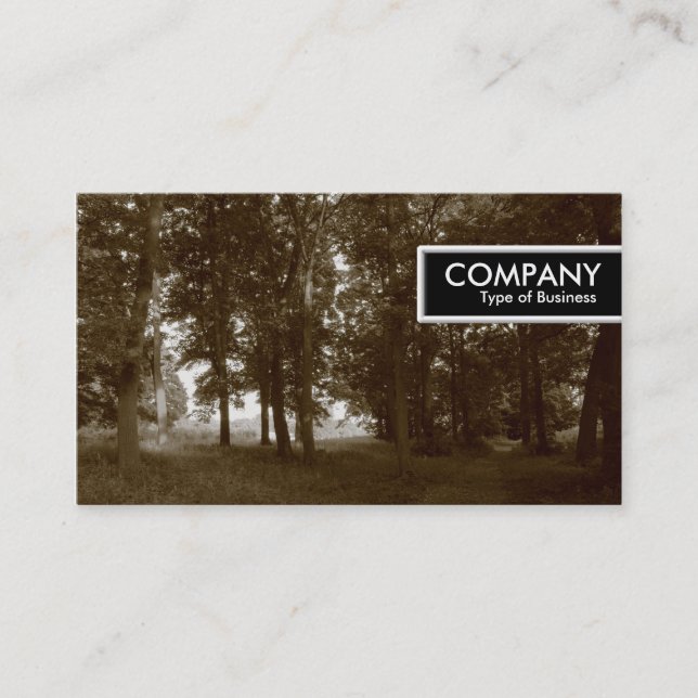 Edge Tag - Woods (Sepia Toned) (Front)