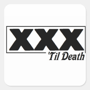 EDGE TIL DEATH - autocollant Carré.
