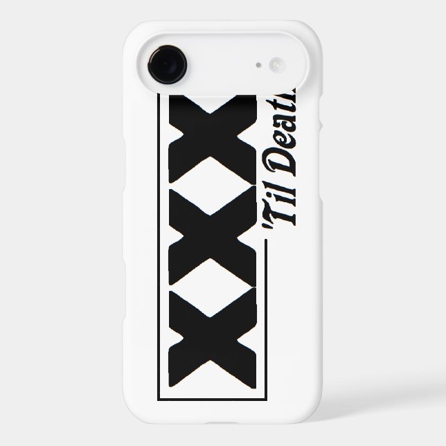 EDGE TIL DEATH phone case (Back)