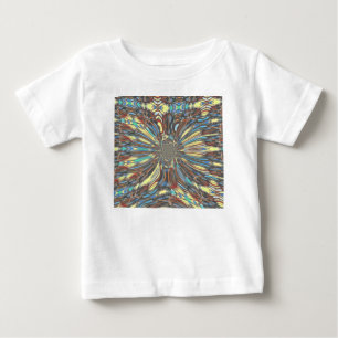 Edgy African Urban Pop Art Abstract Optical Design Baby T-Shirt