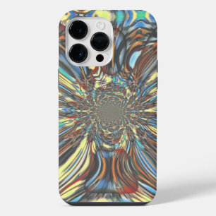 Edgy African Urban Pop Art Abstract Optical Design iPhone 14 Pro Max Case