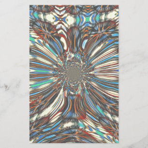 Edgy African Urban Pop Art Abstract Optical Design Stationery