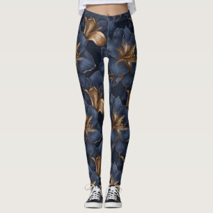 Edgy Amaryllis Luxury Clothes Exercise Leggings
