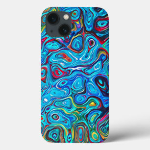Edgy Artistic Swirls Liquid Abstract  iPhone 13 Case