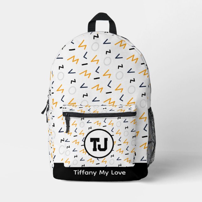Edgy Bachelor Weekend Vacation Backpack (Front)