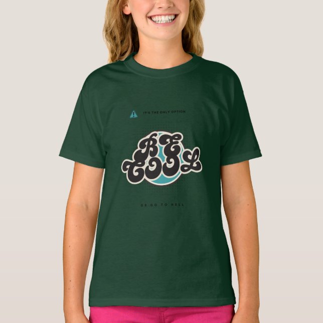 "Edgy Bold Typography - High-Impact Design" T-Shirt (Front)
