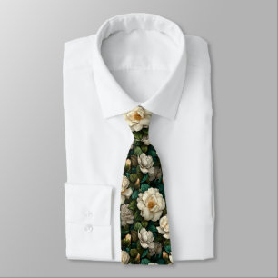 Edgy Dad Gifts Gardenias Tie