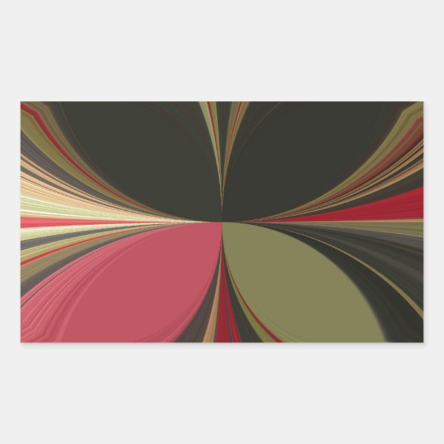 Edgy Earth Kaleidoscope Art Print Sticker (Front)