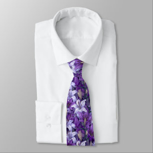 Edgy Graduation Gifts For Him Lilies Floral Tie