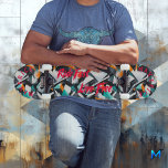 Edgy Graffiti with Red 'Ride Fast Live Free' Motto Skateboard<br><div class="desc">This skateboard features a striking graffiti-inspired design with bold, angular abstract shapes in shades of grey, teal, and orange. The "Ride Fast Live Free" motto in vibrant red stands out against the dynamic backdrop, symbolizing the freedom and adrenaline that skaters embrace. The raw, urban aesthetic and intense colour contrasts make...</div>