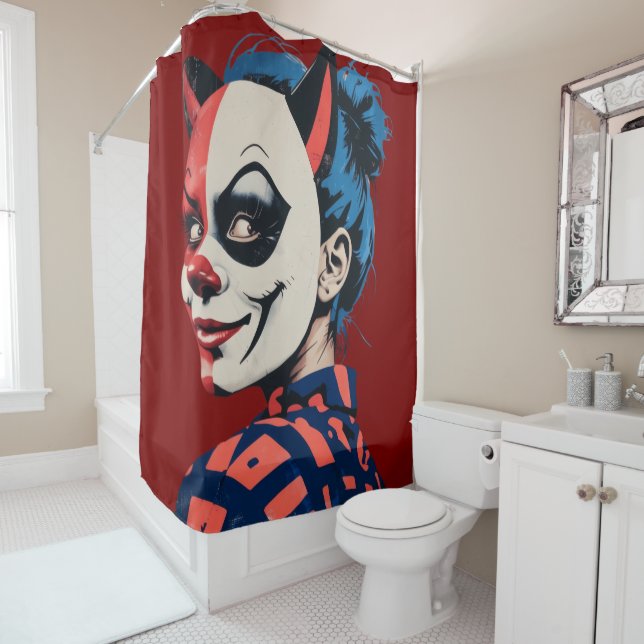 Edgy Harlequin Mask (In Situ)