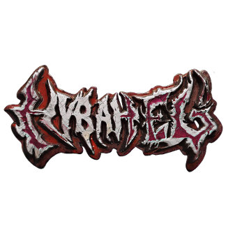 Edgy Heavy Metal Graffiti Logo 3D Metallic Graphic T-Shirt