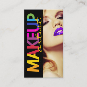 EDGY MAKEUP ARTIST BUSINESS CARD