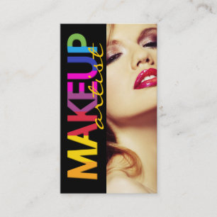 EDGY MAKEUP ARTIST BUSINESS CARD