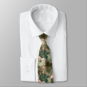 Edgy Valentine Gifts For Husband Tropical Flower Tie