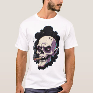 Edgy Vampire Skull T-Shirt