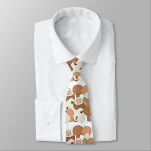 Edible Mushroom Forager Mycologist Tie