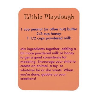 Edible Playdough Magnet