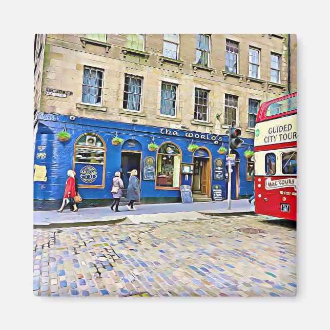 Edimbourg, Scotland Magnet (Devant)