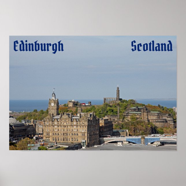 Edimbourg, Scotland Poster (Devant)