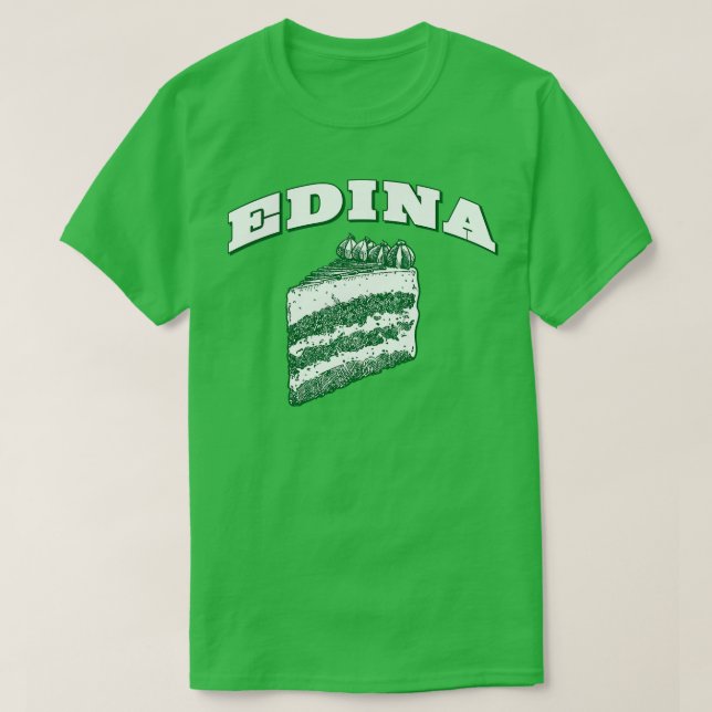 Edina Cake T-Shirt (Design Front)