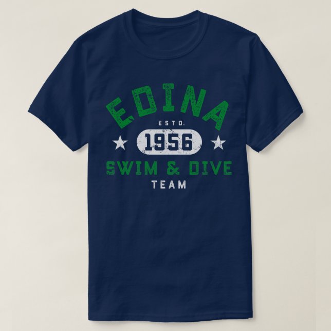 Edina Swim Dive Team 1 T-Shirt (Design Front)