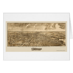 Edinboro, carte panoramique de PA - 1898