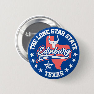 Edinburg,Texas 2 Inch Round Button